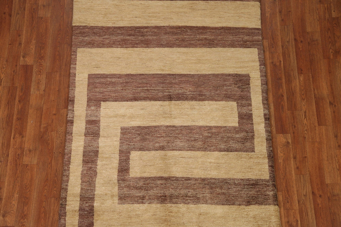 Modern Gabbeh Vegetable Dye Area Rug 4x6