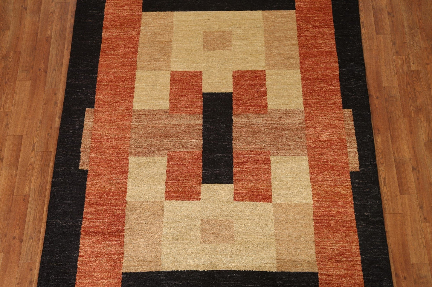 Modern Gabbeh Vegetable Dye Area Rug 6x8