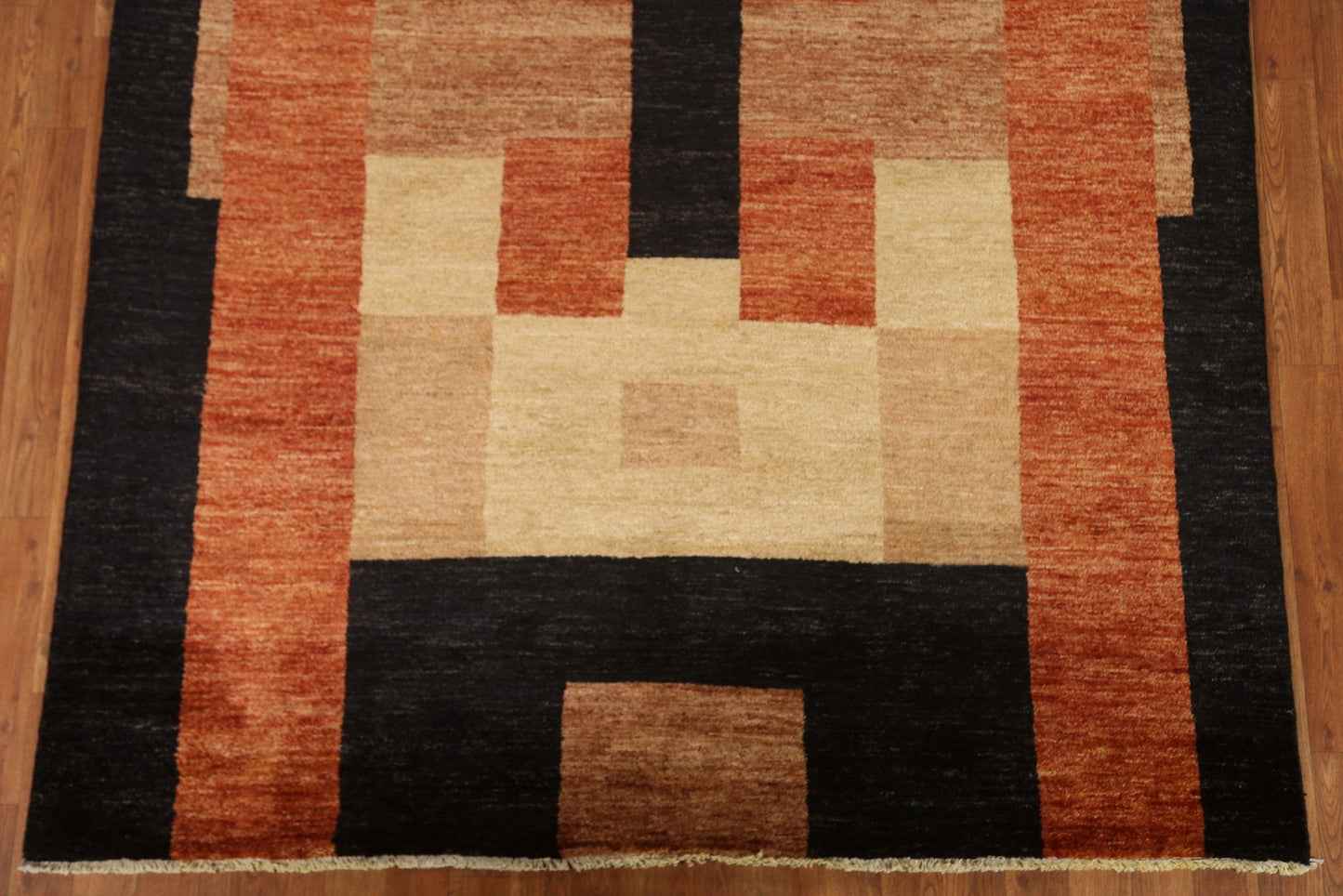 Modern Gabbeh Vegetable Dye Area Rug 6x8