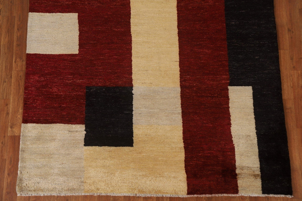 Vegetable Dye Modern Gabbeh Oriental Area Rug 6x8