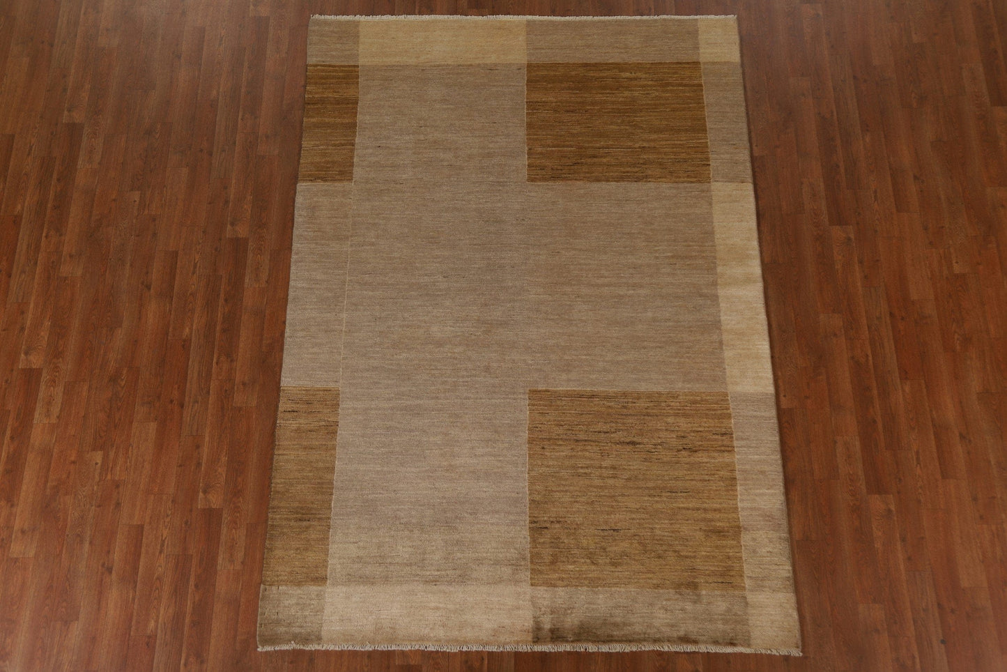 Modern Gabbeh Vegetable Dye Area Rug 6x8