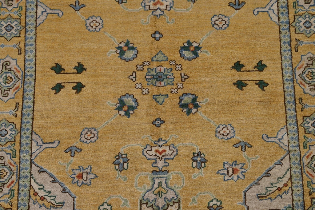 Vegetable Dye Oushak Oriental Area Rug 4x6