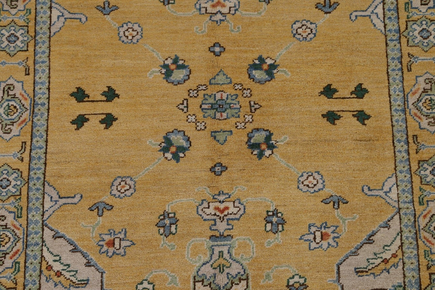 Vegetable Dye Oushak Oriental Area Rug 4x6