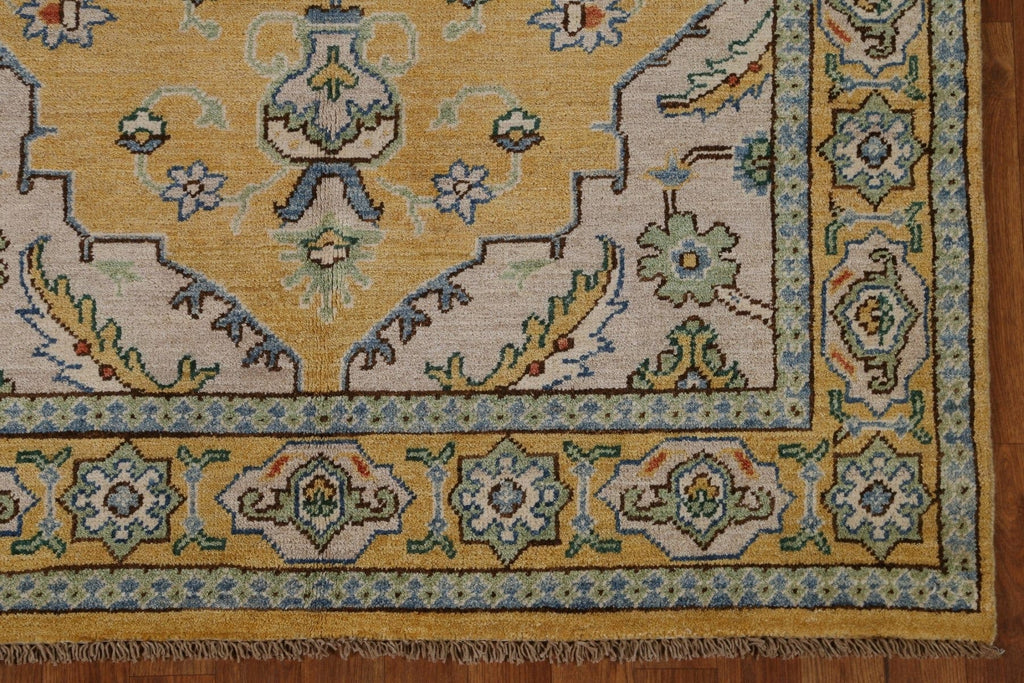 Vegetable Dye Oushak Oriental Area Rug 4x6