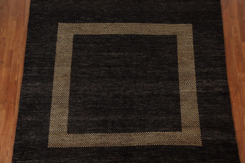 Modern Gabbeh Vegetable Dye Square Rug 7x7