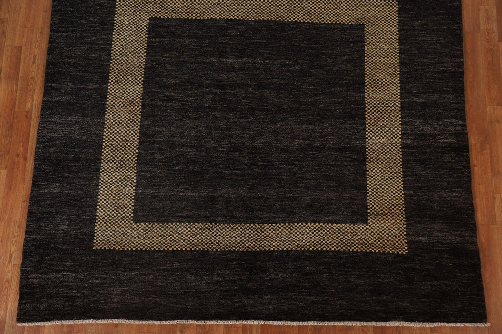 Modern Gabbeh Vegetable Dye Square Rug 7x7