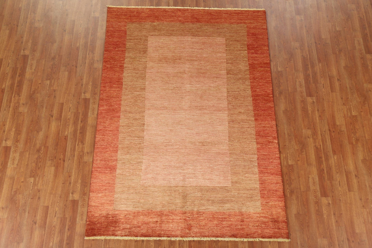 Modern Gabbeh Vegetable Dye Area Rug 6x8