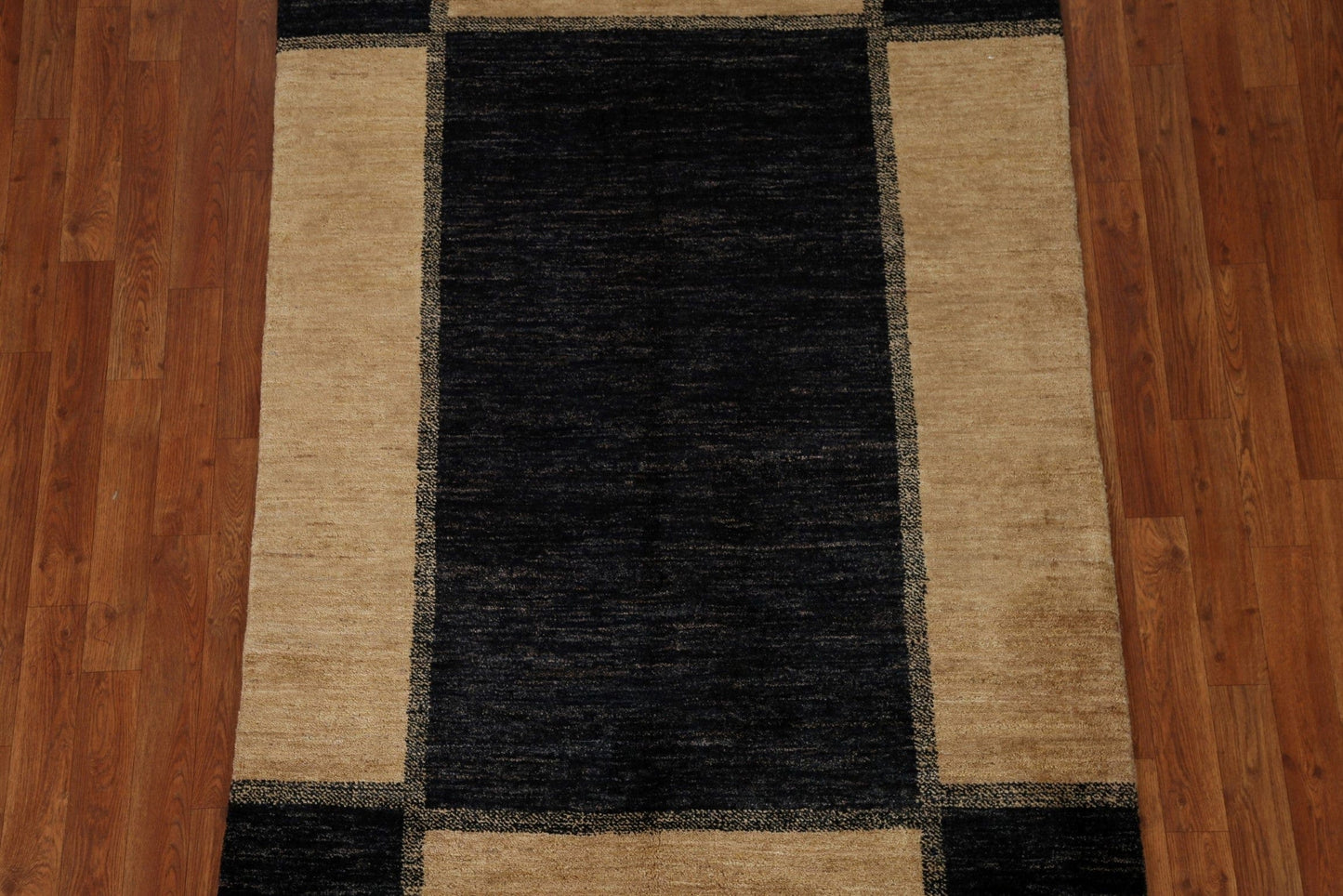 Modern Gabbeh Vegetable Dye Area Rug 4x6