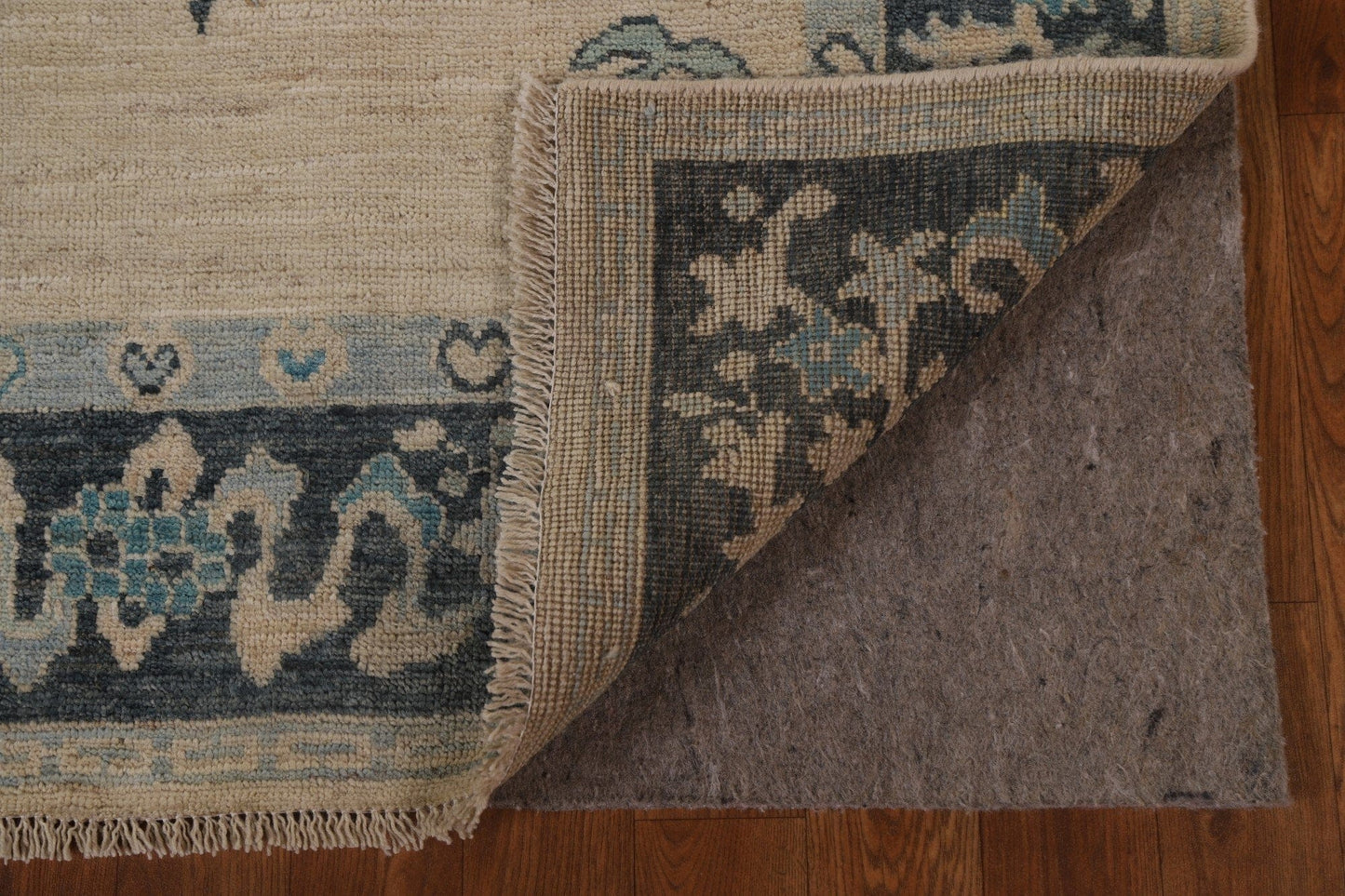 Vegetable Dye Oushak Turkish Area Rug 5x7