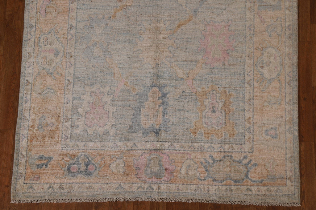 Vegetable Dye Oushak Turkish Area Rug 5x7