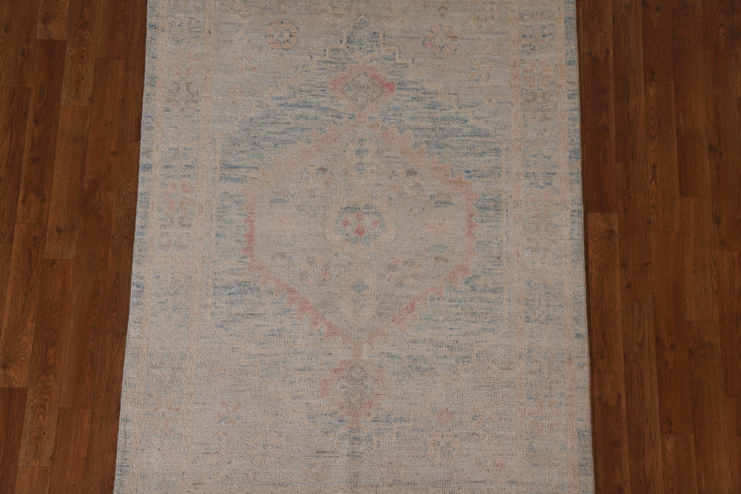 Vegetable Dye Oushak Turkish Area Rug 4x6