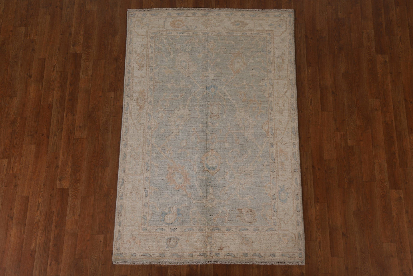 Vegetable Dye Oushak Oriental Area Rug 4x6