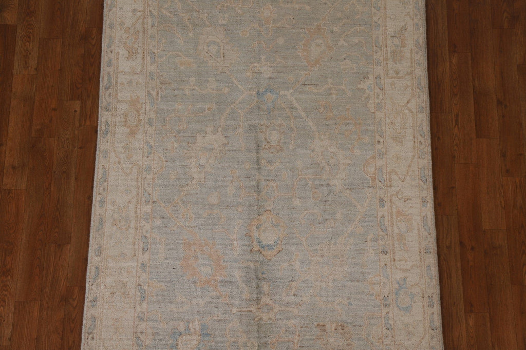 Vegetable Dye Oushak Oriental Area Rug 4x6