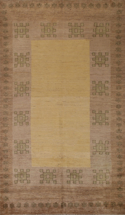 Vegetable Dye Gabbeh Oriental Area Rug 7x10