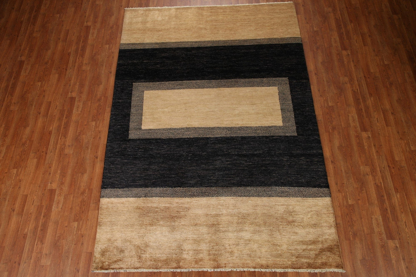 Vegetable Dye Modern Gabbeh Oriental Area Rug 7x10