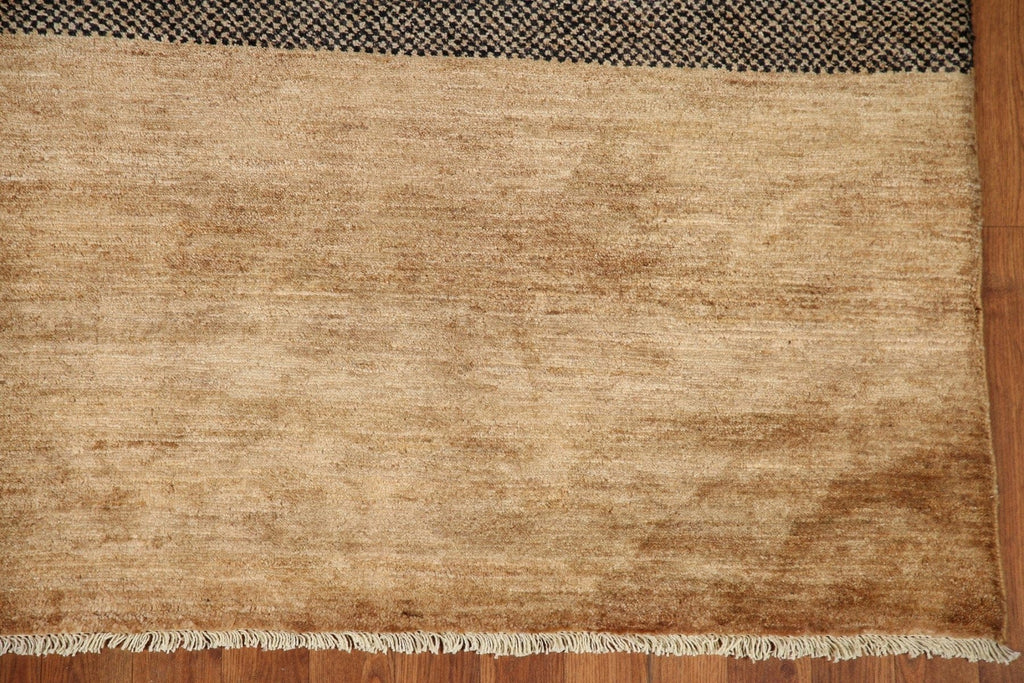 Vegetable Dye Modern Gabbeh Oriental Area Rug 7x10