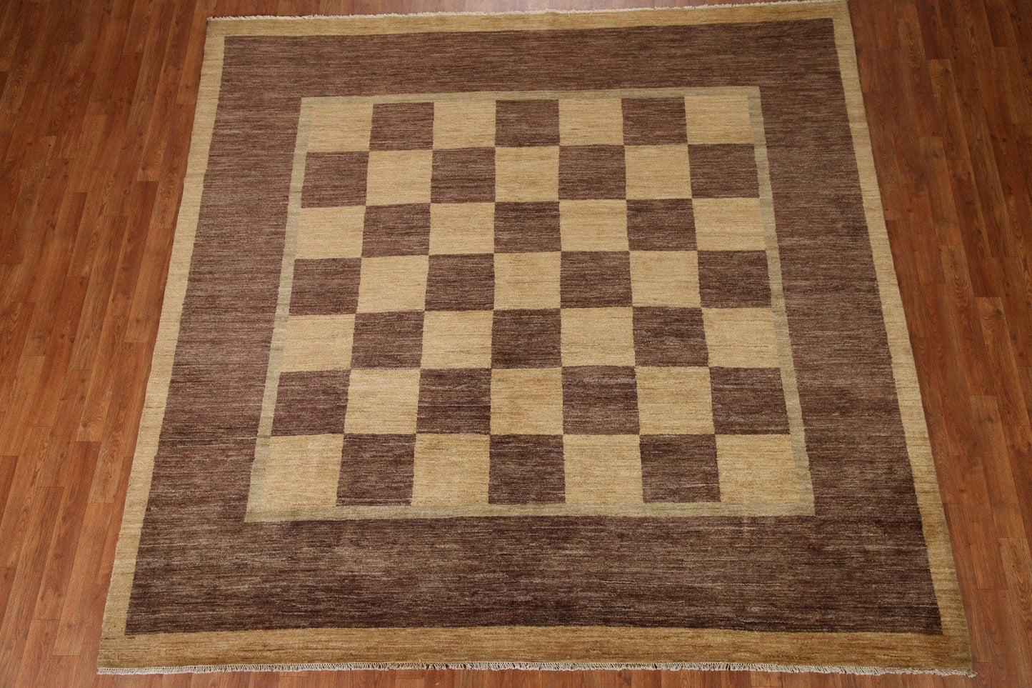 Vegetable Dye Gabbeh Square Area Rug 8x8