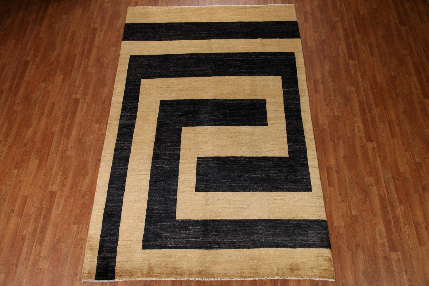 Vegetable Dye Gabbeh Modern Area Rug 7x10