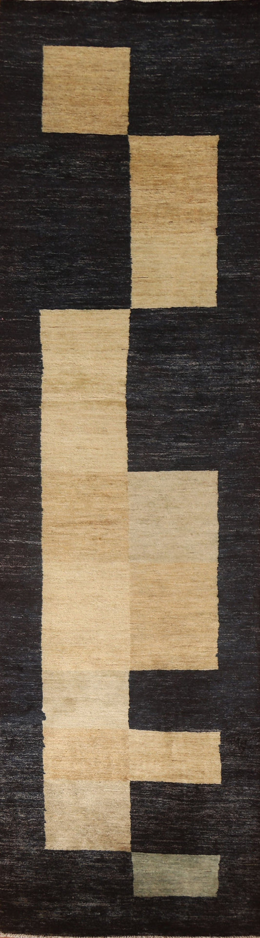 Modern Gabbeh Oriental Runner Rug 3x11