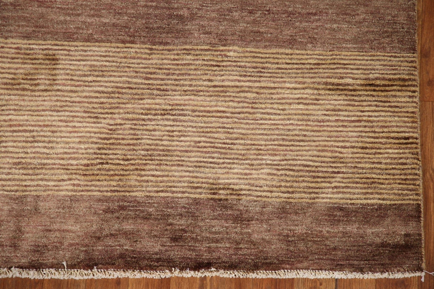 Striped Modern Gabbeh Vegetable Dye Rug 3x5