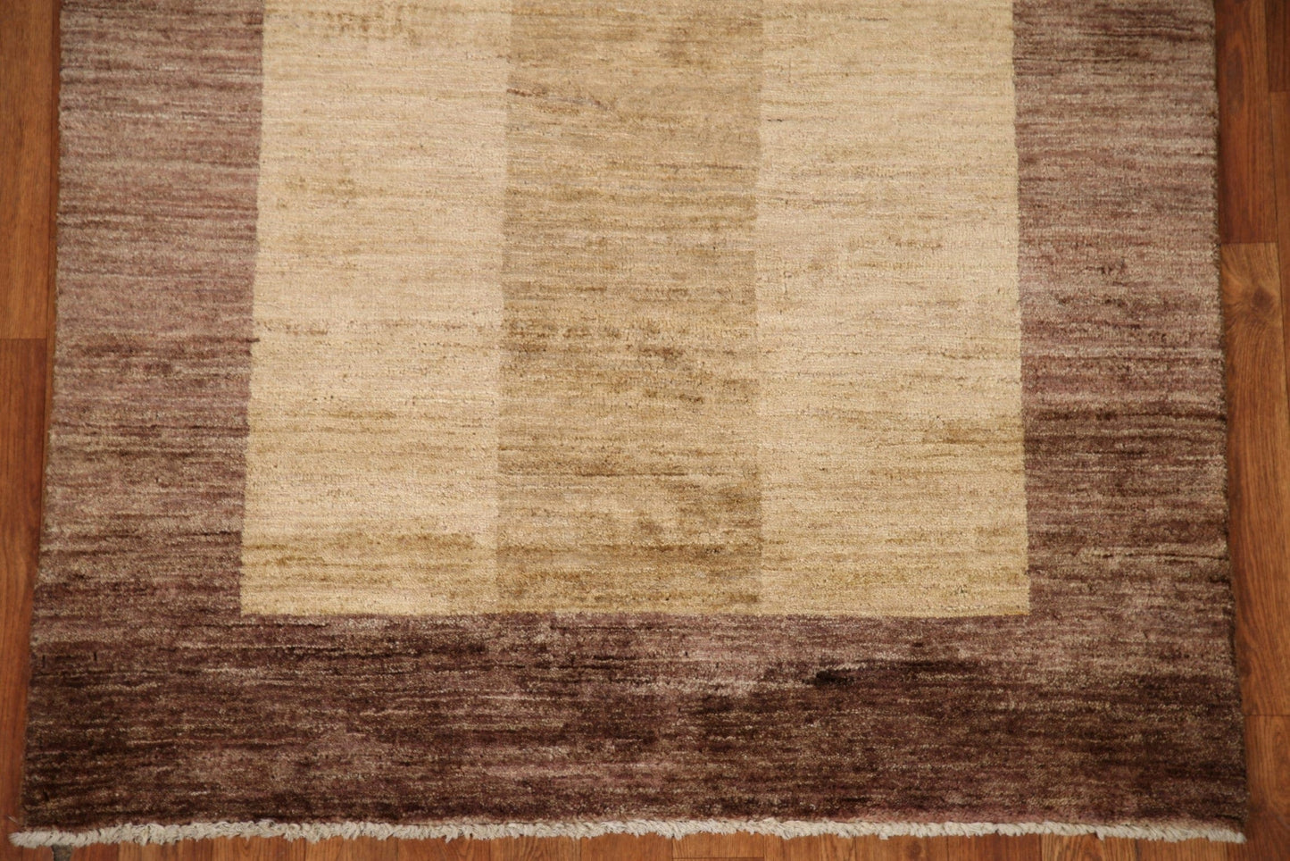 Vegetable Dye Gabbeh Modern Area Rug 4x5