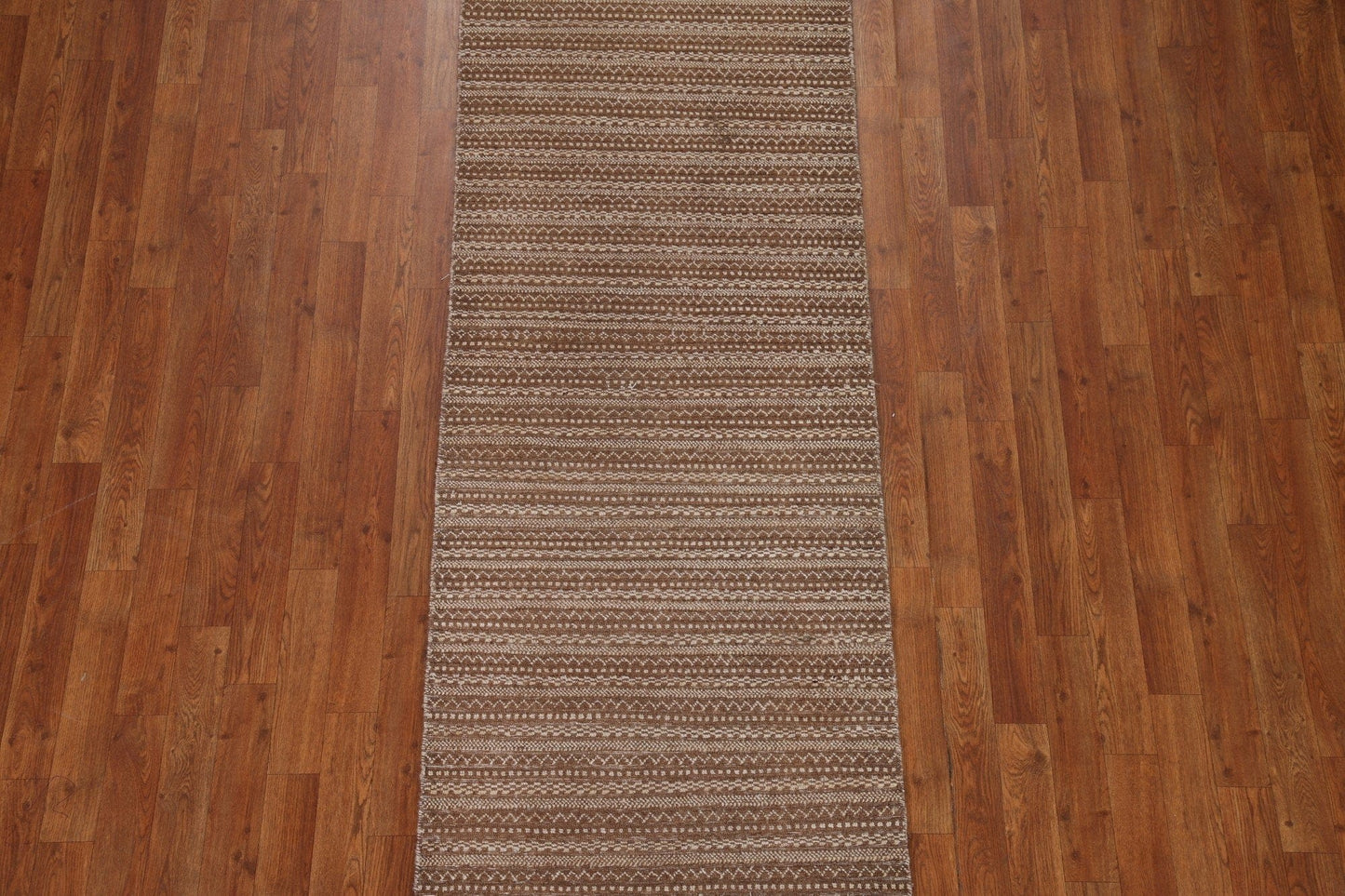 Striped Modern Gabbeh Runner Rug 3x8