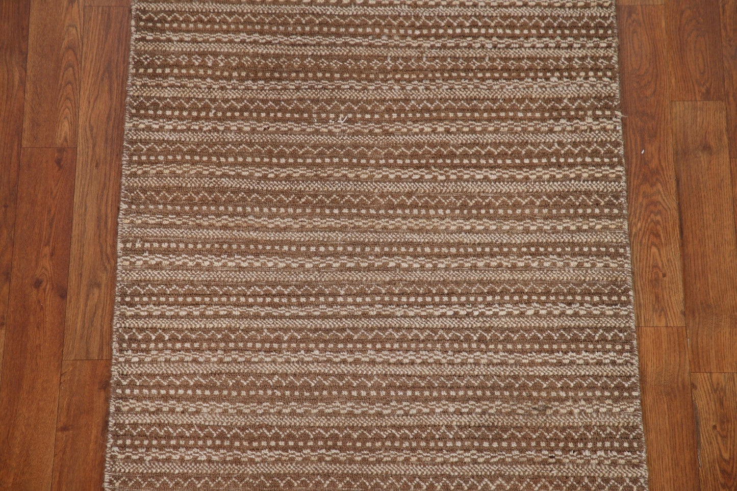 Striped Modern Gabbeh Runner Rug 3x8