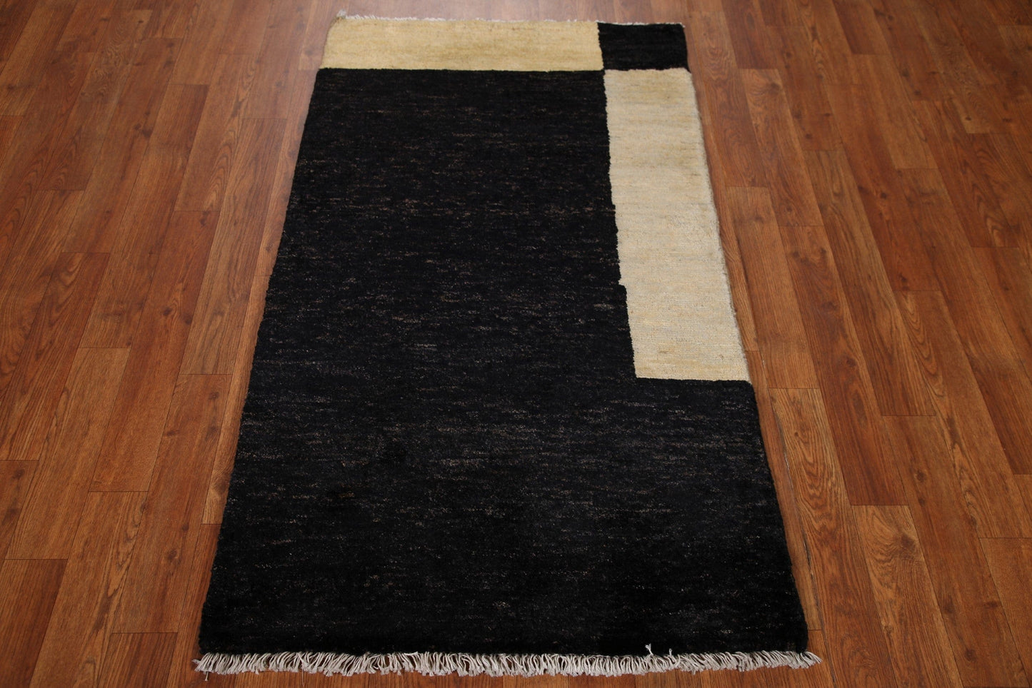 Geometric Gabbeh Modern Wool Rug 3x4