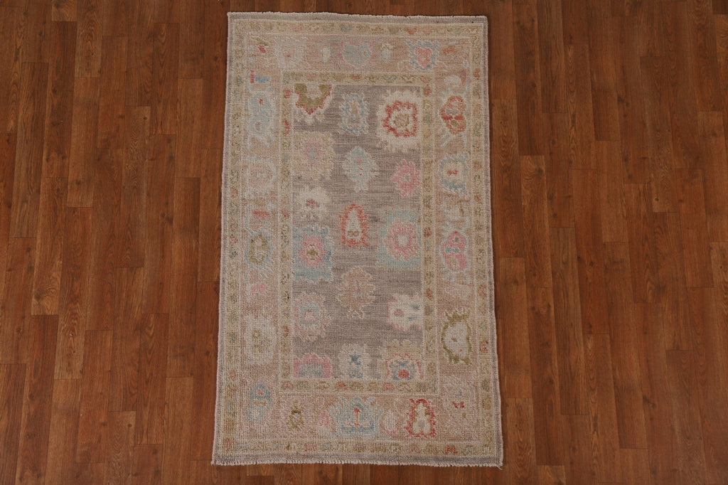 Vegetable Dye Oushak Oriental Area Rug 3x5