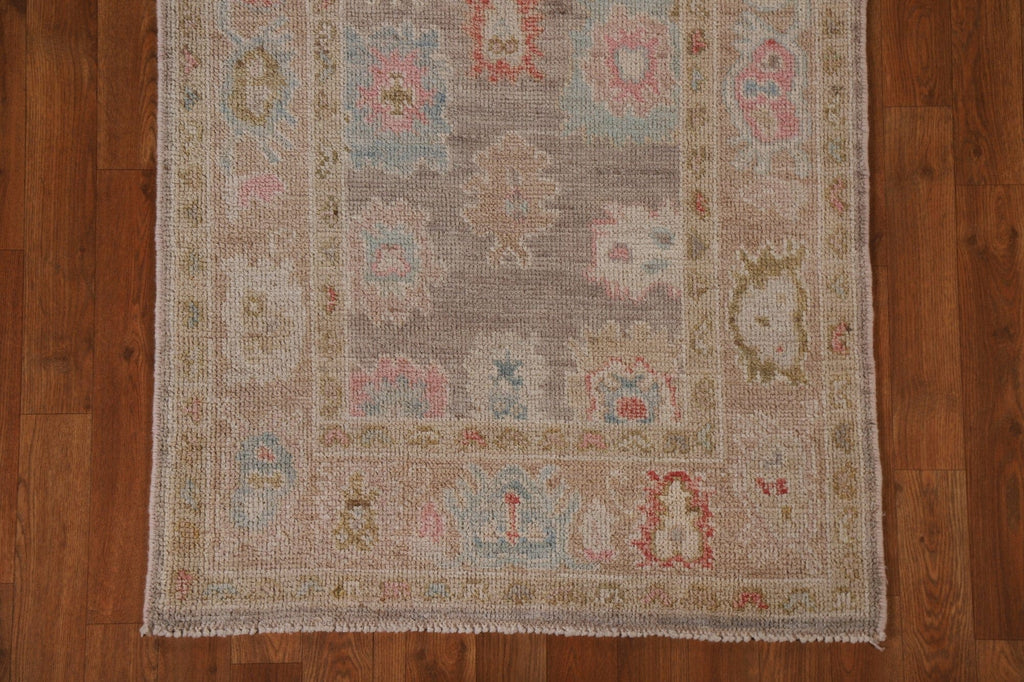 Vegetable Dye Oushak Oriental Area Rug 3x5