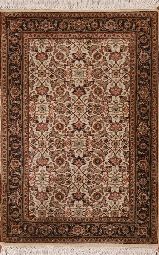 Handmade Wool Tabriz Oriental Rug 3x4