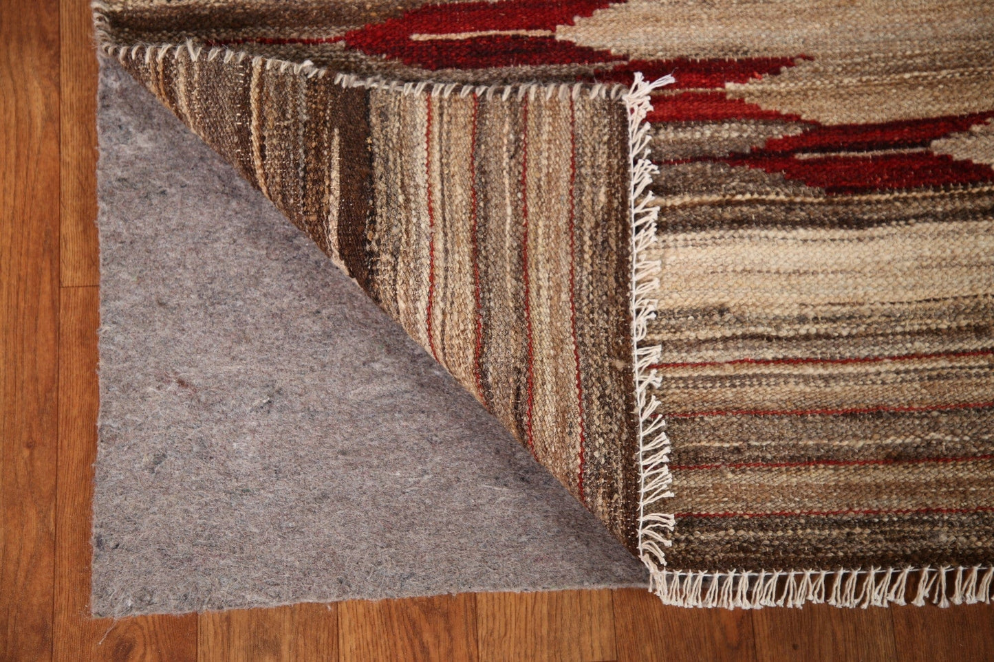 Earth Tone Kilim Oriental Wool Rug 2x4