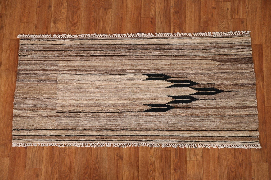 Earth Tone Kilim Oriental Rug 2x4