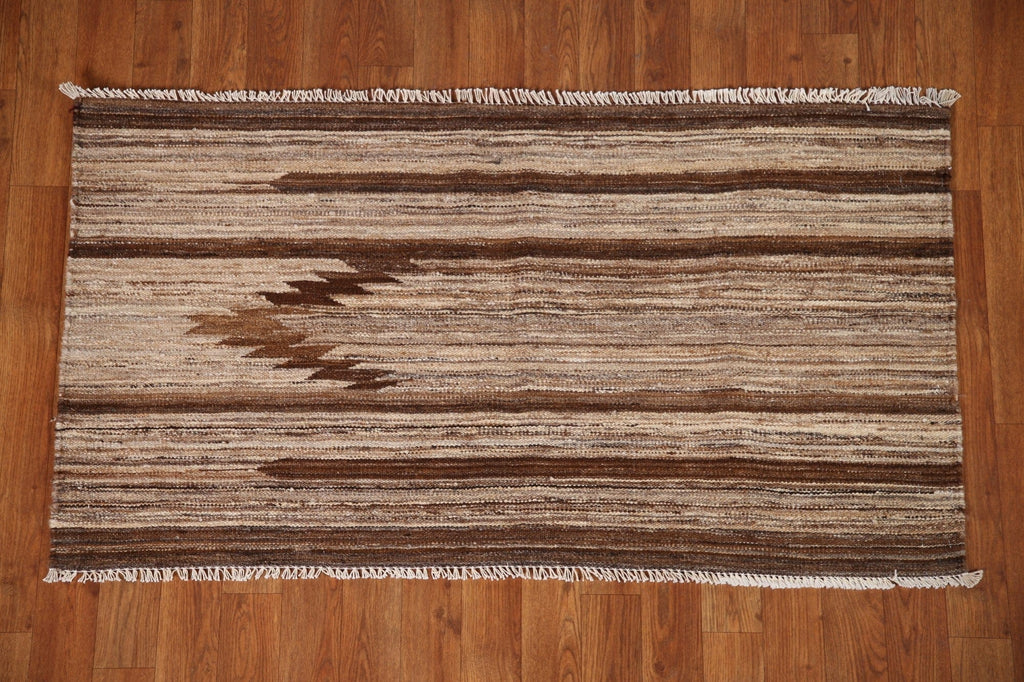 Earth Tone Kilim Oriental Reversible Rug 2x4