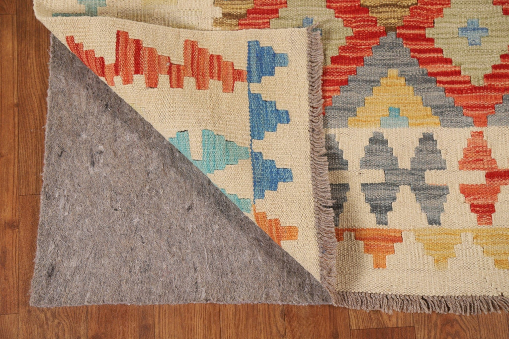 Geometric Kilim Oriental Area Rug 4x6