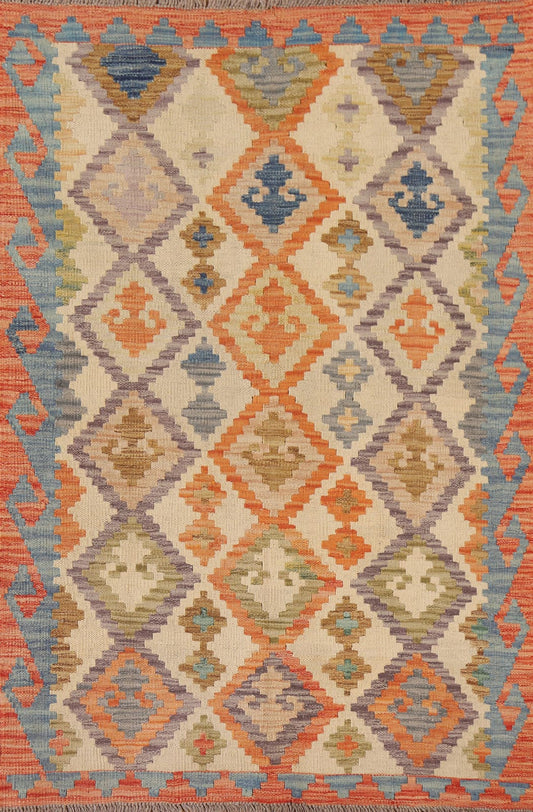 Geometric Kilim Oriental Area Rug 3x5