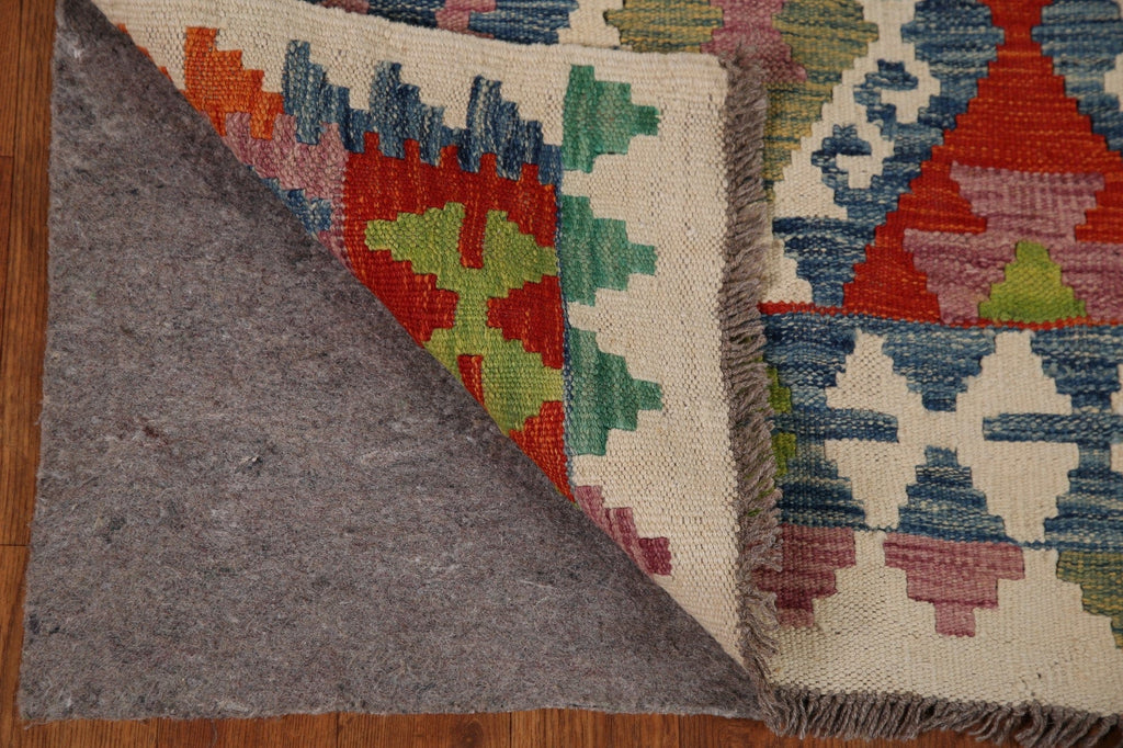 All-Over Geometric Kilim Oriental Area Rug 3x5