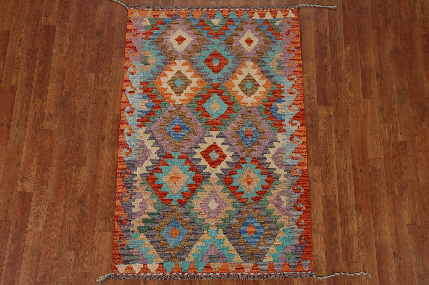 Geometric Kilim Oriental Area Rug 3x5