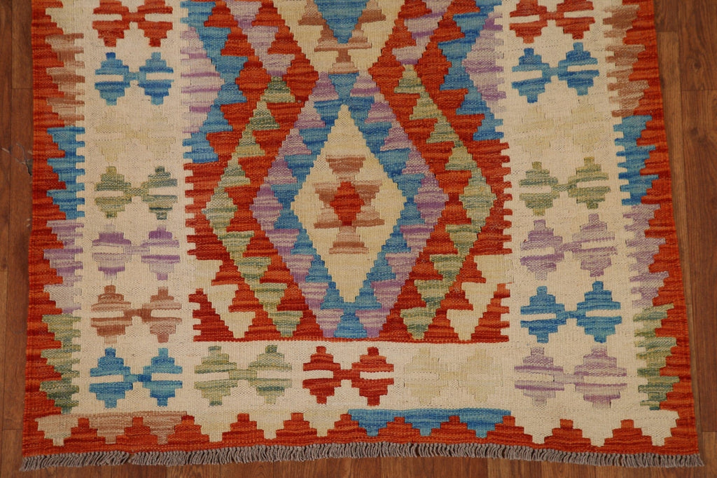 Geometric Kilim Oriental Area Rug 3x5