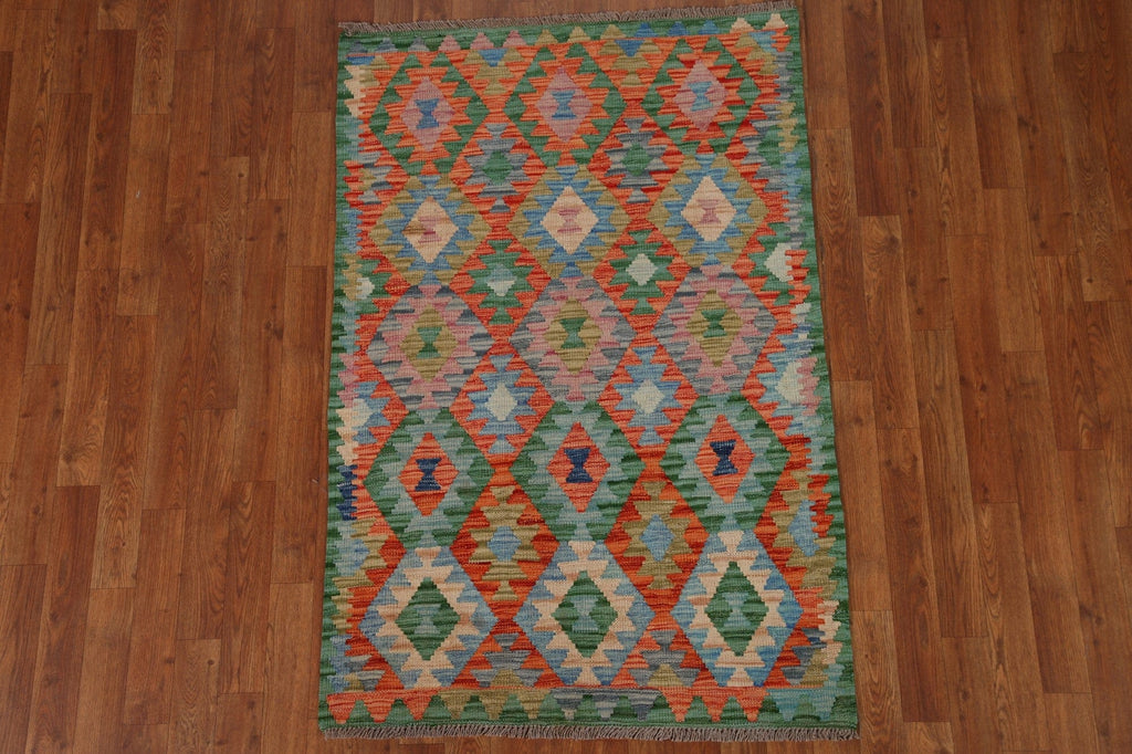 Handmade Wool Kilim Oriental Area Rug 3x5