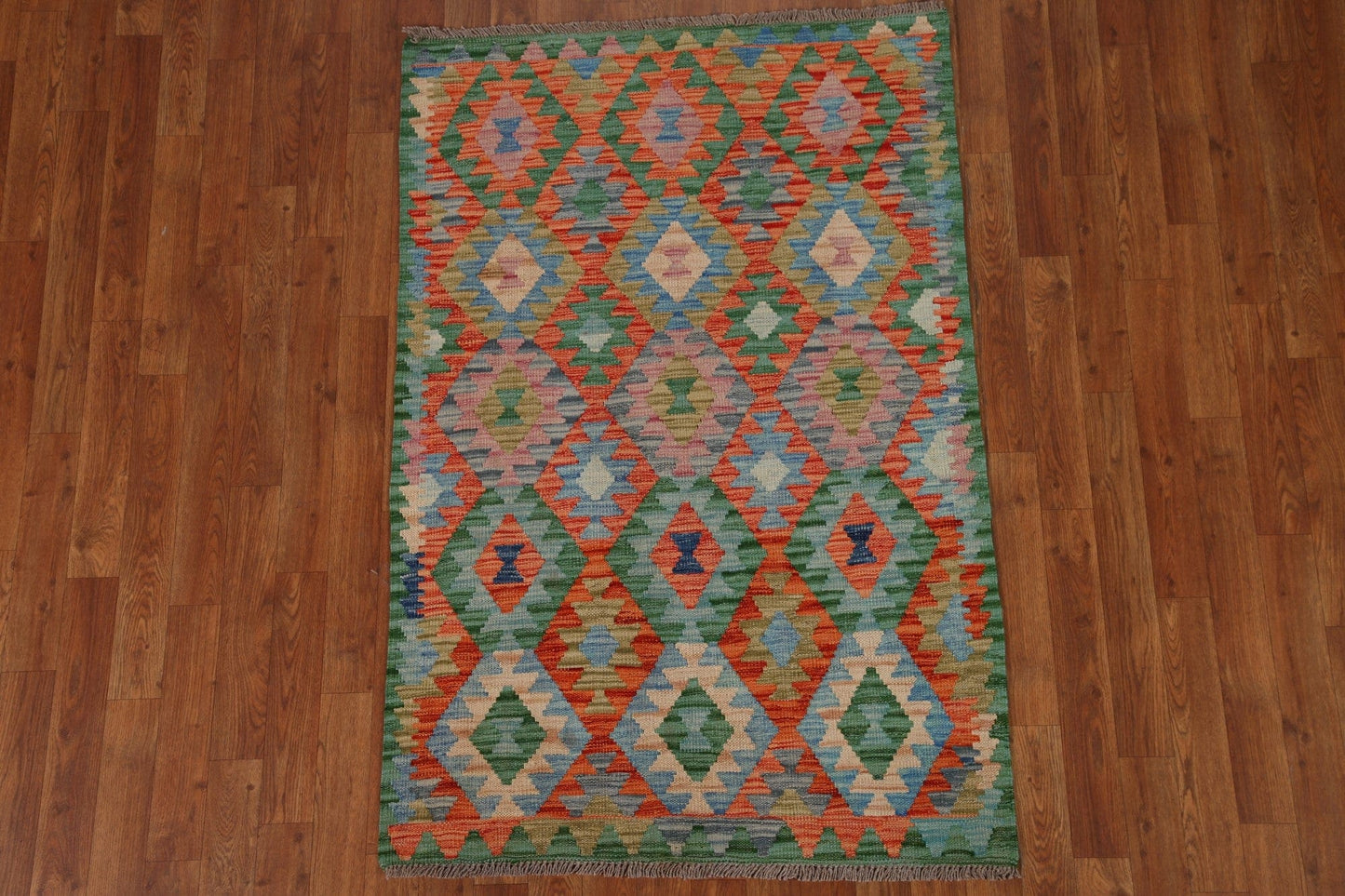 Handmade Wool Kilim Oriental Area Rug 3x5