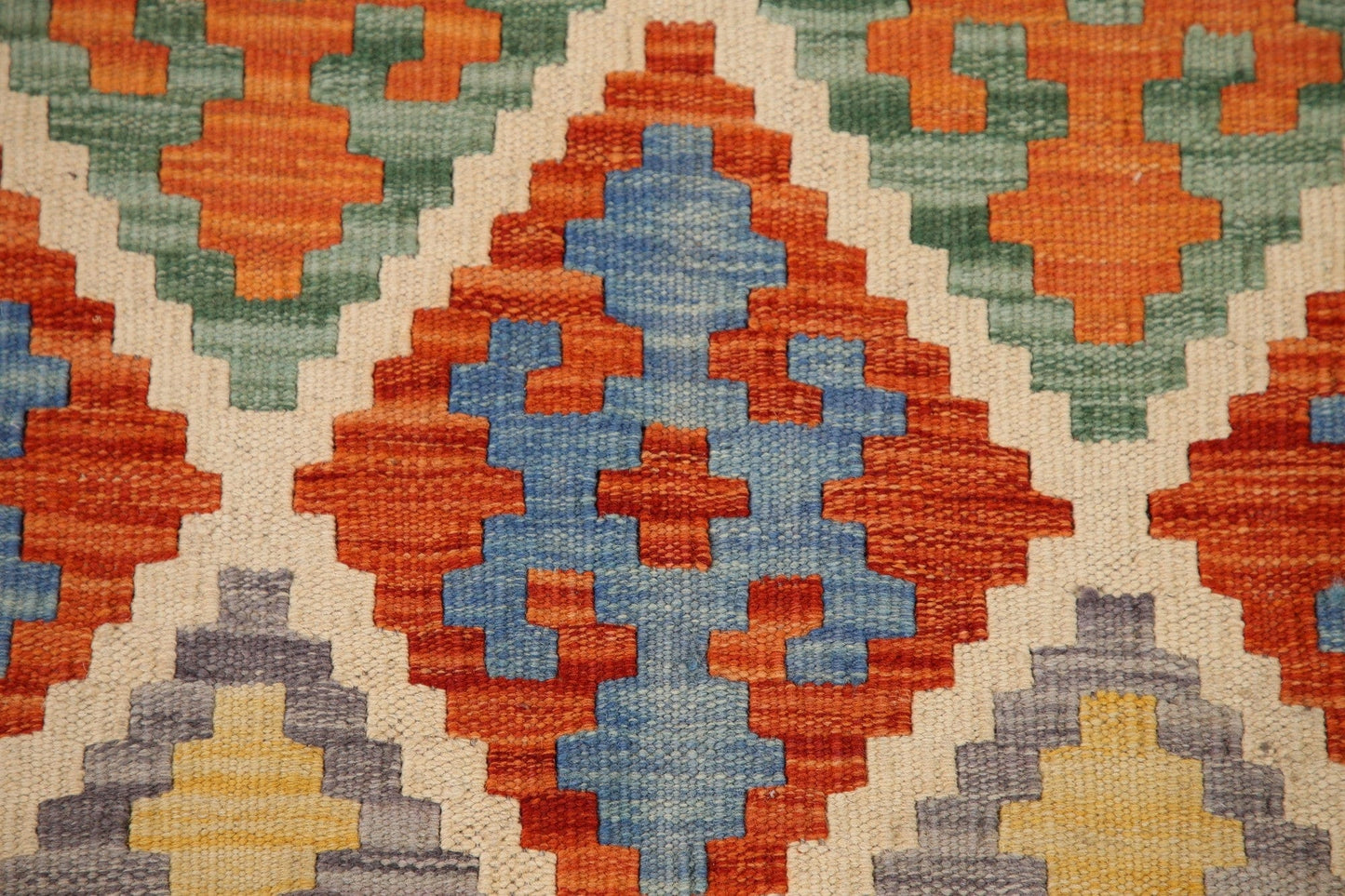 Geometric Kilim Oriental Area Rug 4x5