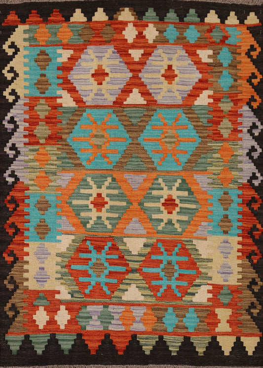 Geometric Kilim Oriental Area Rug 3x5