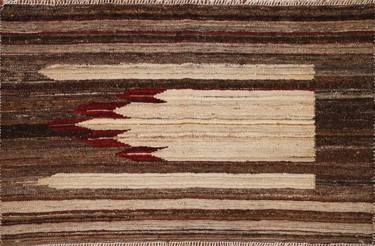 Striped Kilim Oriental Wool Rug 2x4