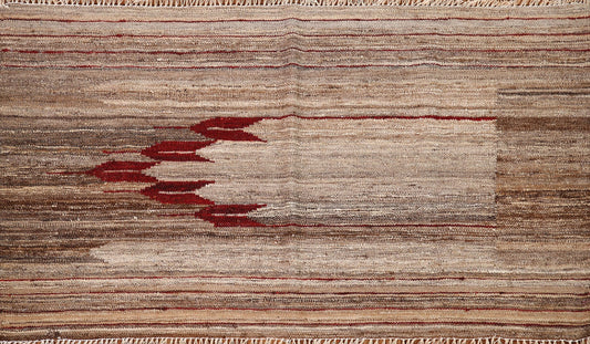 Earth Tone Kilim Oriental Rug 2x4