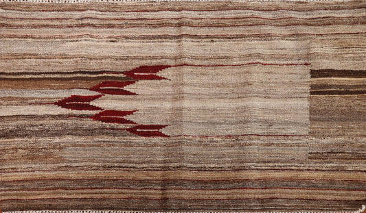 Earth Tone Kilim Oriental Area Rug 2x4