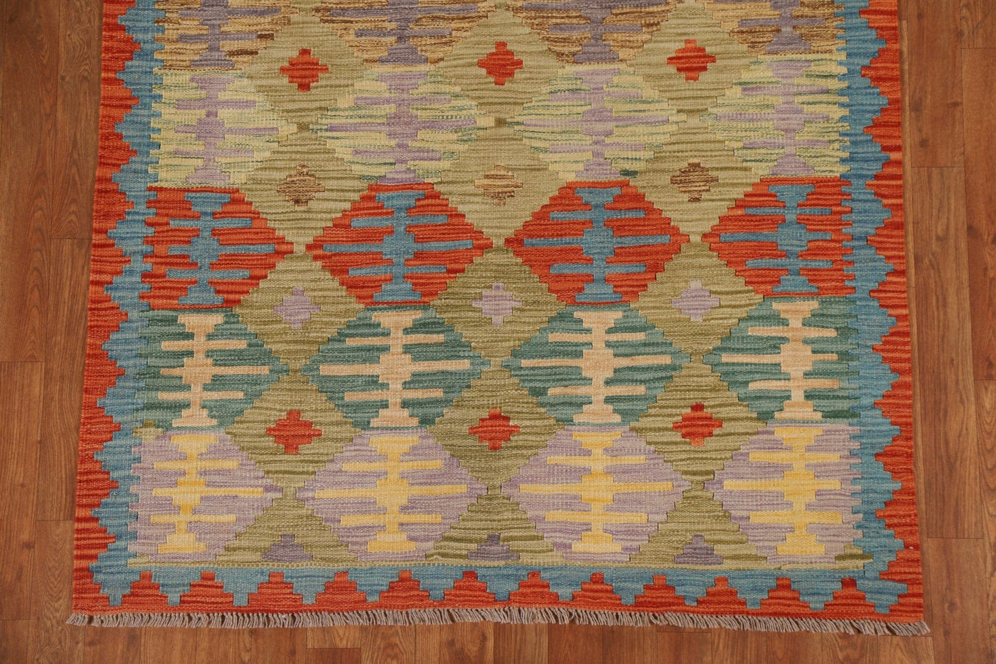 Geometric Kilim Oriental Area Rug 4x6