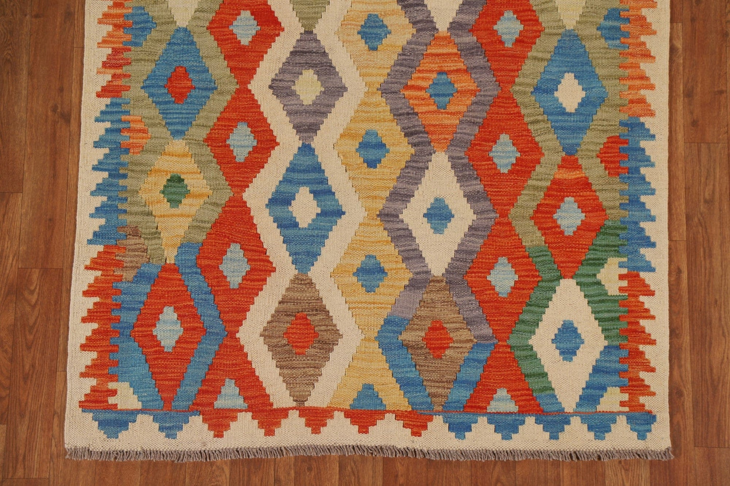 Geometric Kilim Oriental Area Rug 4x6