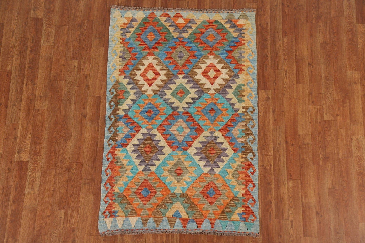 South Western Kilim Oriental Wool Rug 3x5