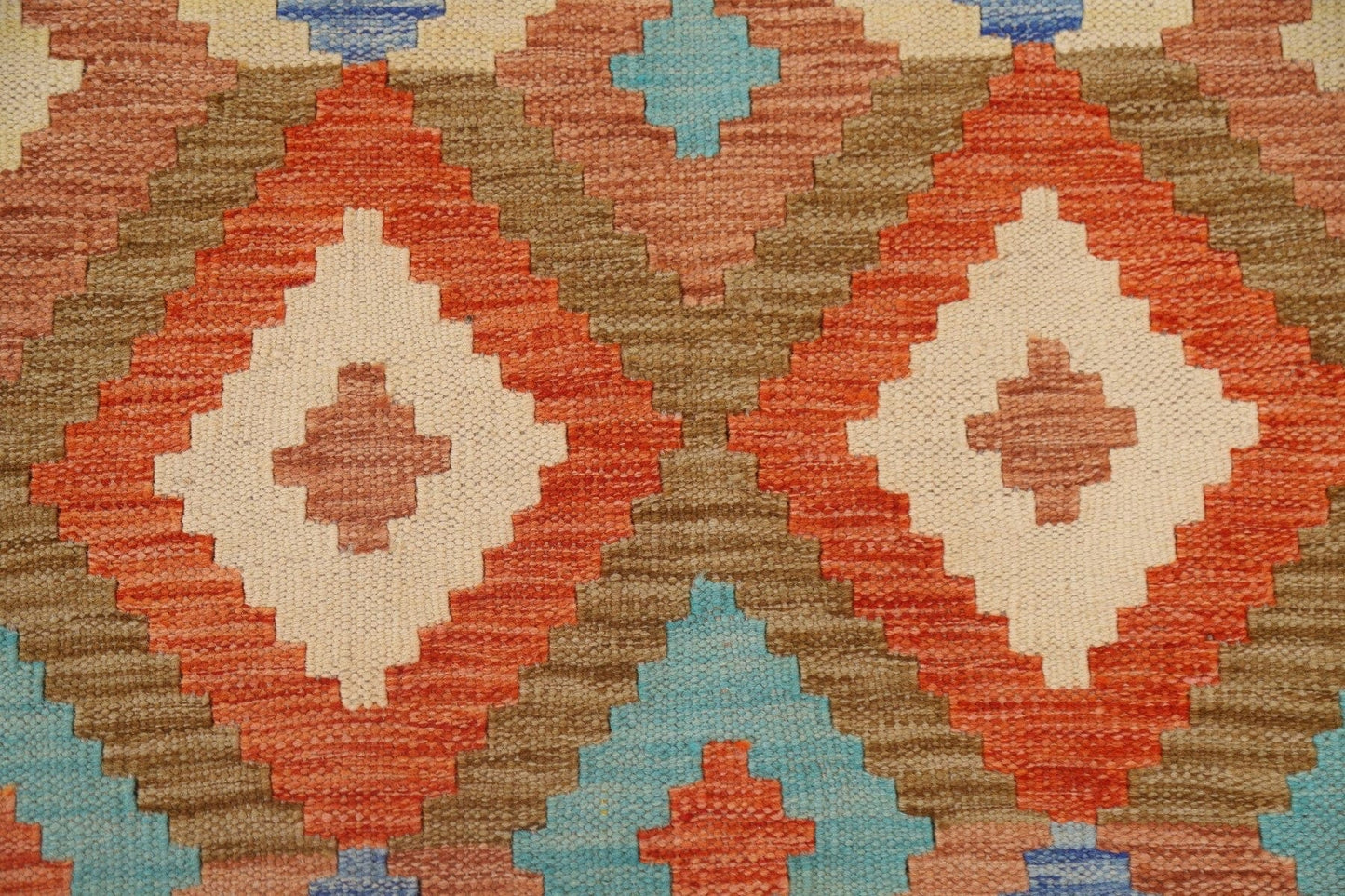 Reversible Wool Kilim Oriental Area Rug 3x5